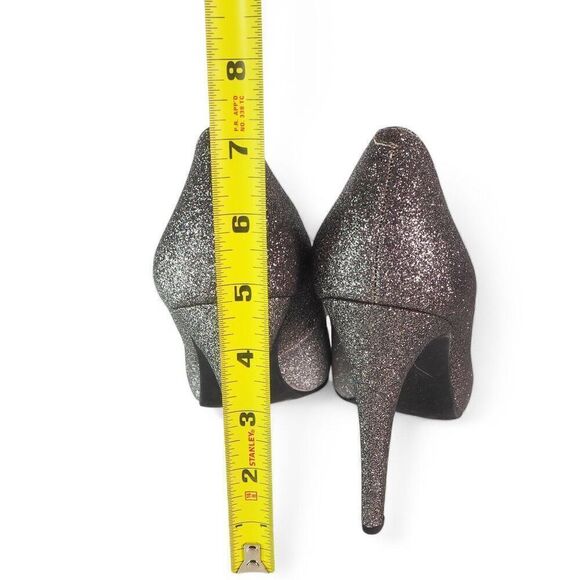Jessica Simpson Parisah 5" Platform Pump Silver Glitter Ombre Women's 8M - Picture 11 of 11